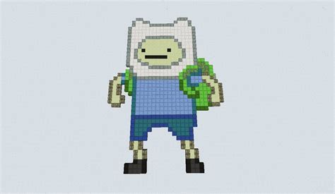 Finn Simple Pixel Art Minecraft Map