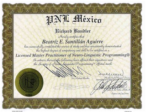 Certificado De Mexico