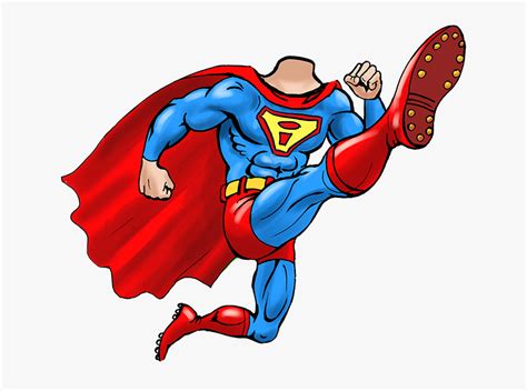Superhero Body Png Caricature Body Without Head Free Transparent
