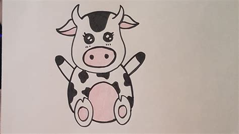 Como Dibujar Una Vaca Facil Para Niños Hábitos De Niños