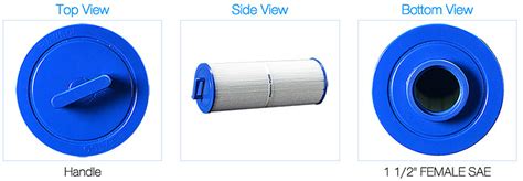 Reduced pore size distribution offers quick cleaning and superior dirt holding capacity with lower pressure and higher flow. PWW50L Pleatco hot tub filter Canada