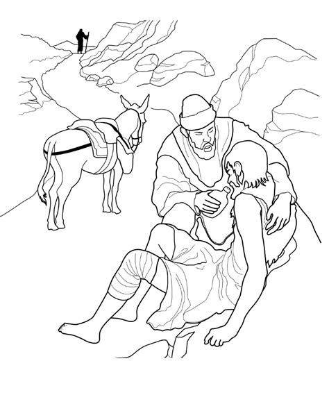 Good Samaritan Coloring Pages Best Coloring Pages For Kids