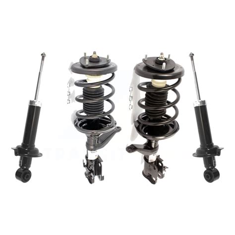 Front Rear Complete Struts And Coil Spring Mount Assemblies With Shock