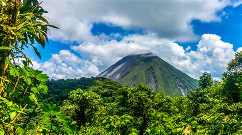 Volcano And Forest In El Salvador Fondo De Pantalla Hd Fondo De