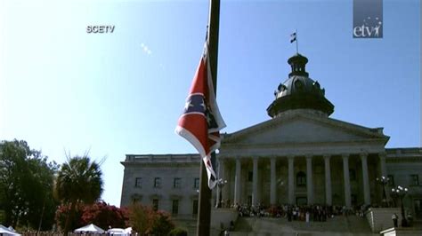 Historic Moment Confederate Flag Comes Down At The South Carolina