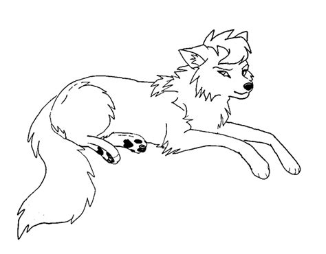 Download Boy Wolf Anime Coloring Pages Pictures Colorist