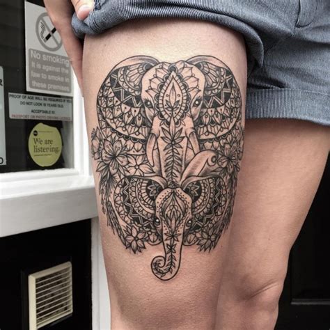 40 Intriguing Thigh Tattoos Ideas For Women Be Attractive