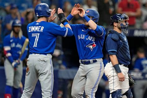 Blue Jays Snap Skid With 5 1 Win Over Tampa Bay Rays The Globe And Mail
