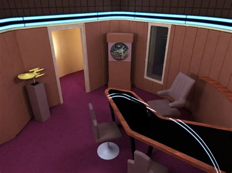 3d Interiors Of Enterprise D Fan Trek Star Trek Trek Star Trek Ships