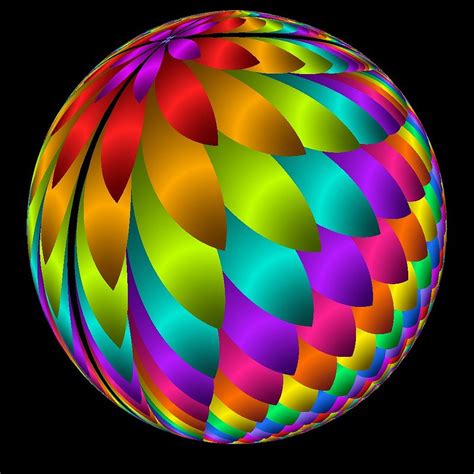 Petal Bubble Fractal Art Colorful Art Fractals