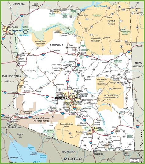 Printable Map Of Tucson Az Free Printable Maps