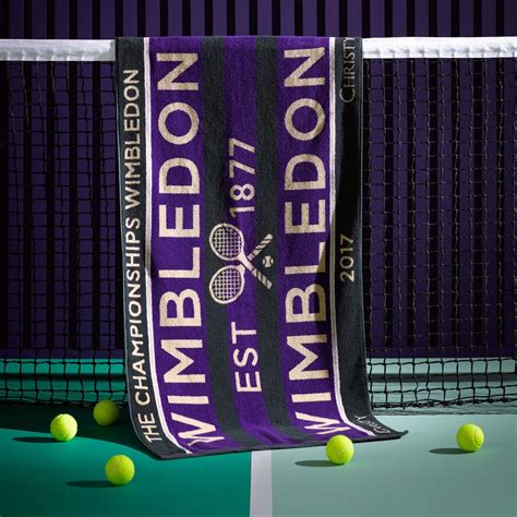 Christy Wimbledon Championship Towel 2017 Mens Wimbledon Christy