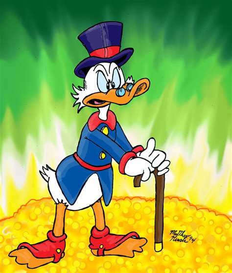 Scrooge Mcduck And His Money By Matthewhunter On Deviantart