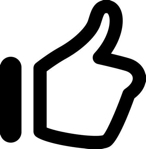 Thumbs Up Svg Png Icon Free Download 225372