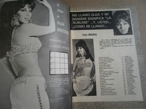 Olga Breeskin Sexy Foto En Portada Revista Diversion 1974 Mercado Libre