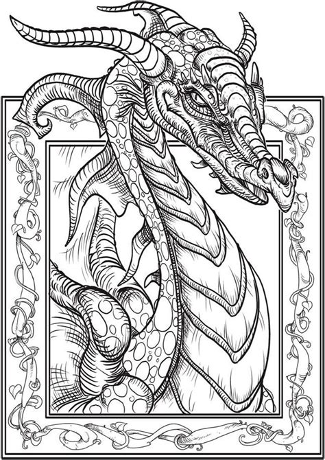 Dragon Adult Coloring Books Dragon Coloring Page Fairy