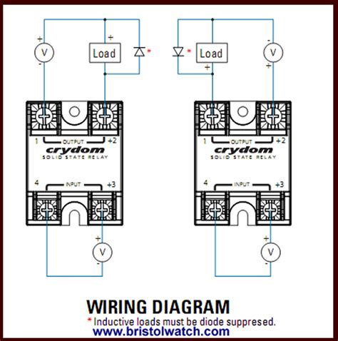 Crydom D2450 10 Solid State Relay Wiring Diagram