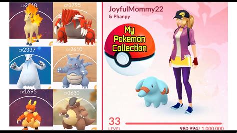 my pokemon go collection level 33 youtube