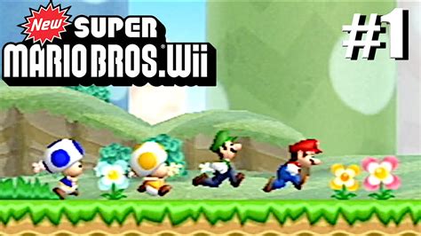 The Start Of A New Adventure New Super Mario Brothers Wii 1 Youtube