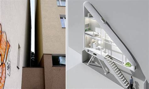 Worlds Narrowest House Is Just 60 Inches Wide In Warsaw Daily Mail