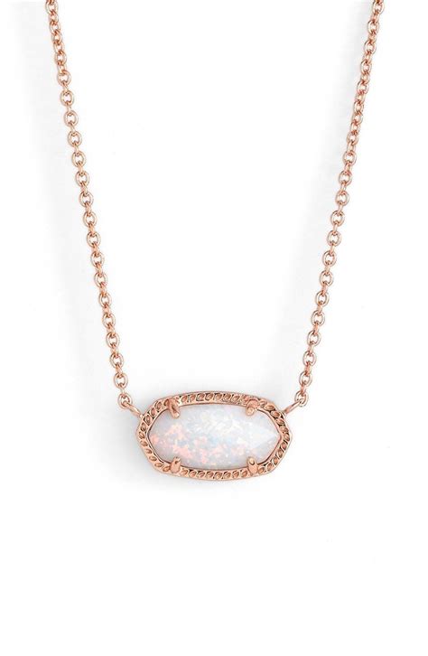 Absolutely In Love With This Rose Gold And White Opal Necklace By Kendra Scott Glitter Necklace