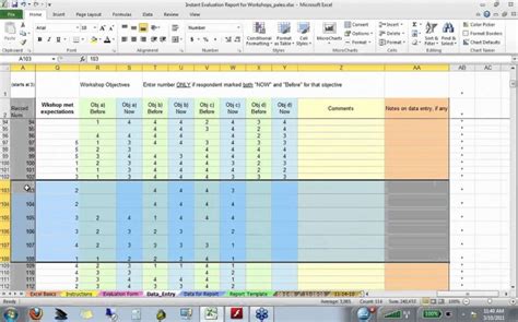 Excel Template For Survey Results