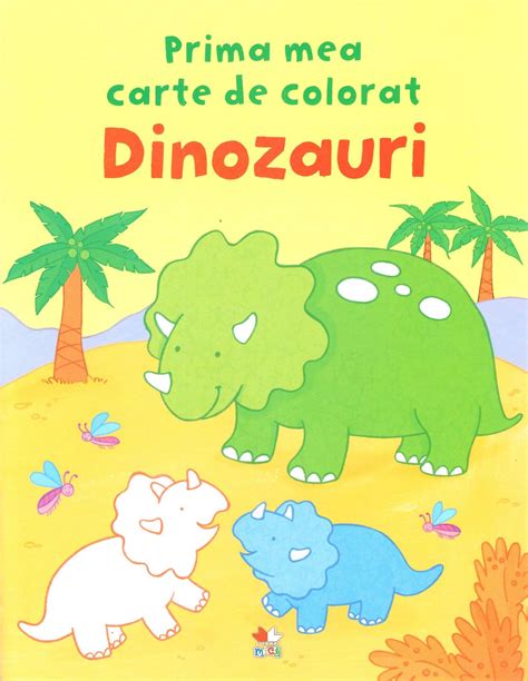 Dinozauri Prima Mea Carte De Colorat Pdf Carti De Citit