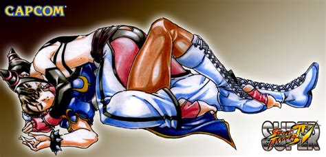 Jadenkaiba Chun Li Han Juri Capcom Street Fighter Absurdres Highres 2girls Boots