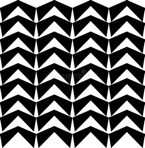 Black And White Zig Zag Pattern Vector Image Background Wallpaper Any