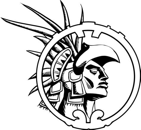 Download About Us Aztec Warriors Aztec Warrior Drawings Easy Png