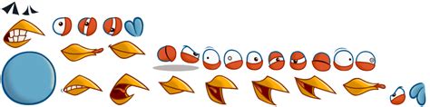 The Spriters Resource Full Sheet View Angry Birds Fight The Blues