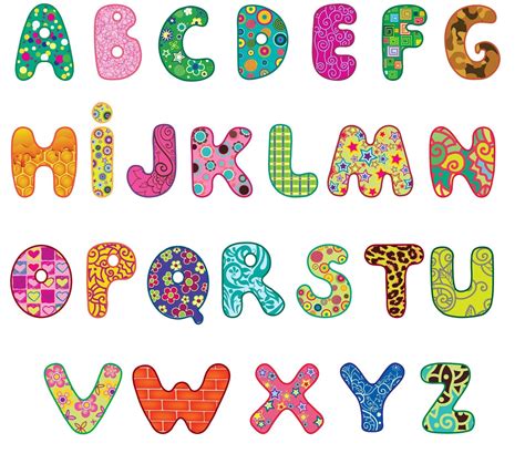 Abecedario Infantil Lettere Applique Lettere Dell Alfabeto Alfabeto