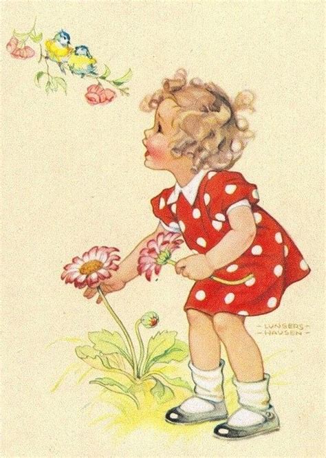 Illustration Divers Enfants Postal Vintage Vintage Childrens Books