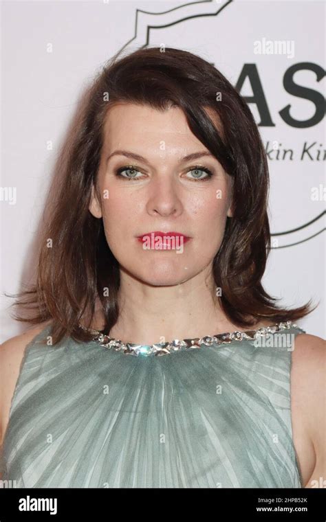 Milla Jovovich 02192022 The 9th Annual Make Up Artists And Hair Stylists Guild Awards Held At