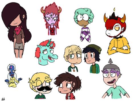 Some Svtfoe Genderbent Characters By Drawwhatyoulike On Deviantart