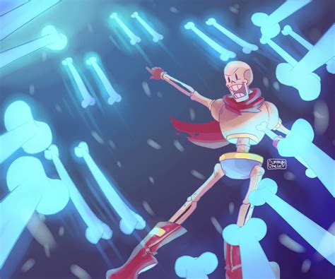 Papyrus Attack By Sylveonchan On Deviantart Papyrus Really Cool