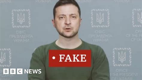 Deepfake Presidents Used In Russia Ukraine War
