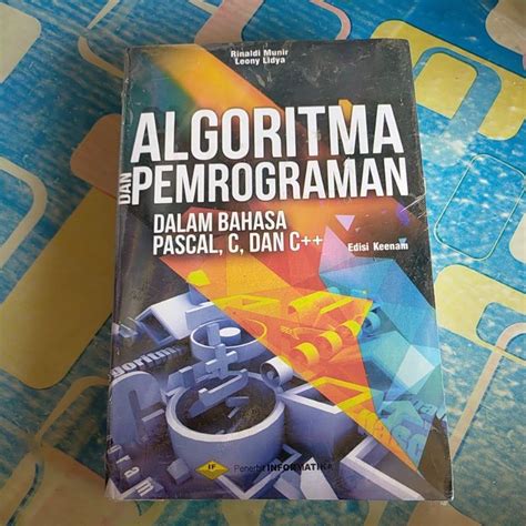 Jual Algoritma Pemrograman Dalam Bahasa Pascal C Dan C Edisi Keenam