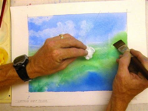 To lighten the color, tint some of the original paint with a small portion of white. Watercolor Techniques: Lifting dry Watercolor paint ...