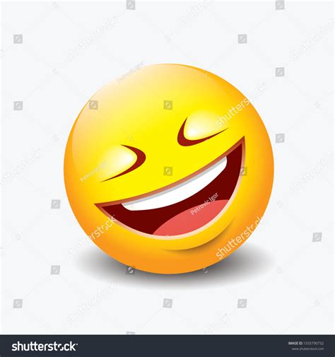 「rolling On Floor Laughing Emoticon Emoji」のベクター画像素材（ロイヤリティフリー） 1555790732