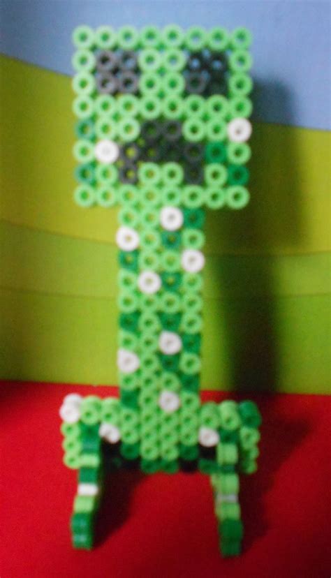 Minecraft Creeper Made Out Of Hama Beads Hama