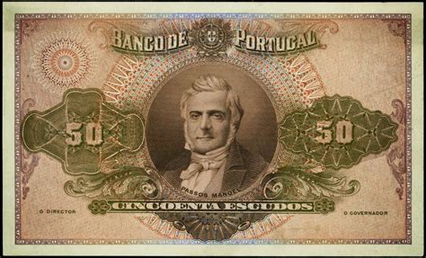 Portugal 50 Escudos Banknote 1920world Banknotes And Coins Pictures