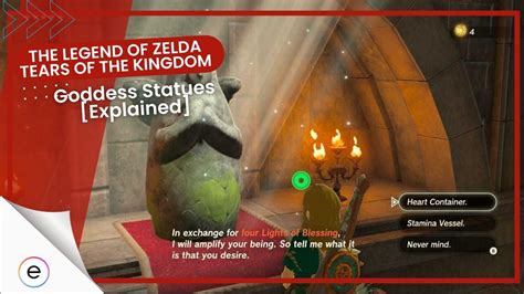 Zelda Tears Of The Kingdom Goddess Statue Locations