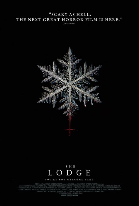 First Poster For Psychological Horror Thriller ‘the Lodge Starring