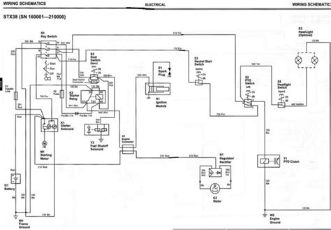 42 John Deere Stx38 Wiring Diagram Wiring Diagram Images