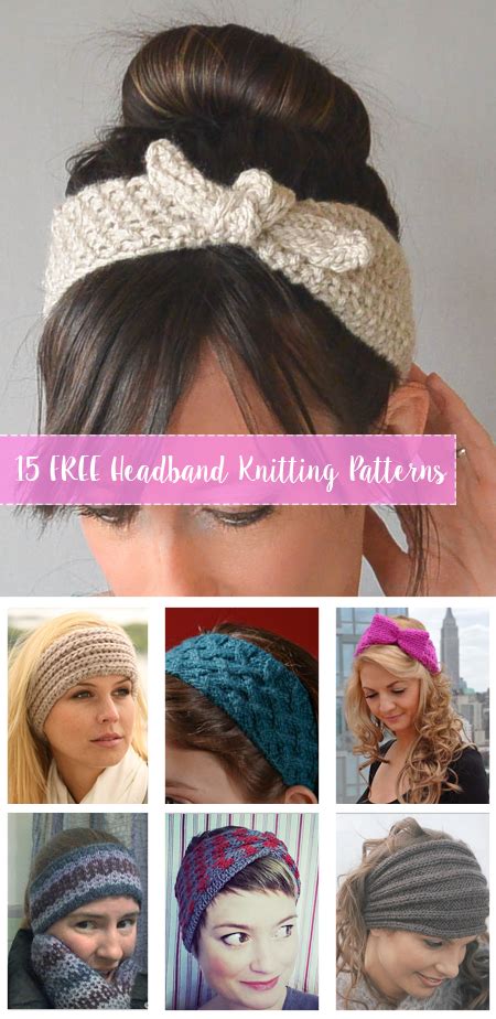 Free Knitting Headbands Patterns Compilation Of Free Knitting