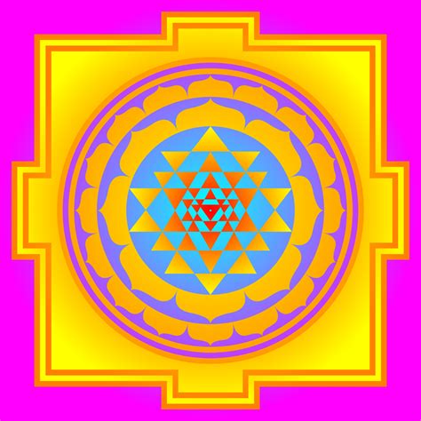 The Pineal Gland Symbol Of Manifestation The Sri Yantra Powerthoughts Meditation Club