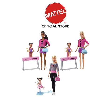 Barbie Gymnastics Coach Dolls And Playset For Girls Shopee Singapore