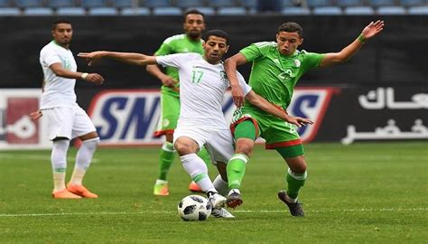 وبادر المنتخب السعودي بالتسجيل في الدقيقة 18 عن طريق مهند عبد الرحيم كرار لينهي الجمهور السعودي يضرب موعدا جديدا مع مباراة السعودية وجورجيا اليوم في إسبانيا المباراة. المنتخب السعودي يتغلب على نظيره الجزائري بثنائية ودية