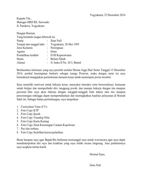 Check spelling or type a new query. ben jobs: Surat Lamaran Kerja Jadi Perawat | Kebidanan ...